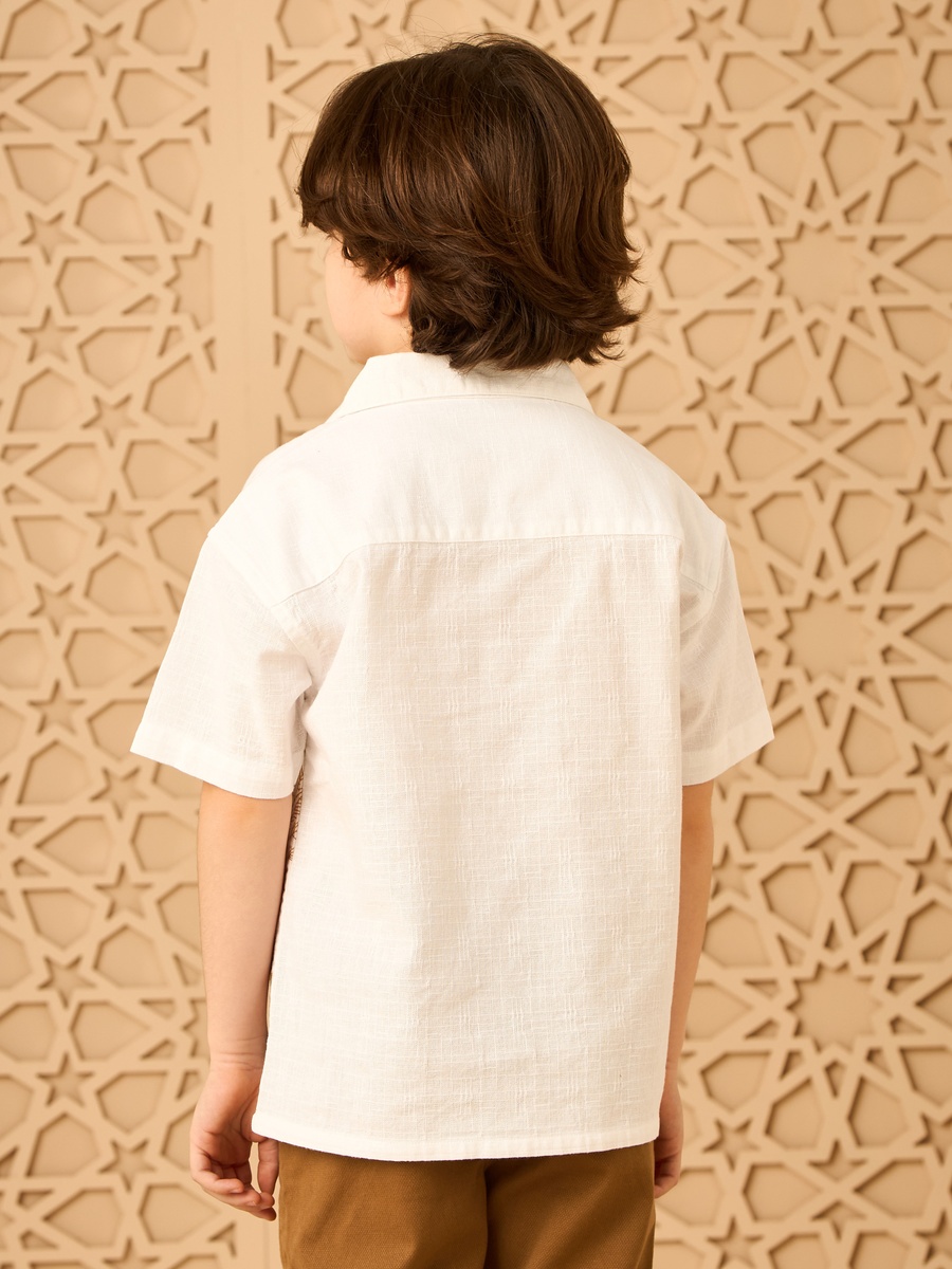 Embroidered Cotton Shirt