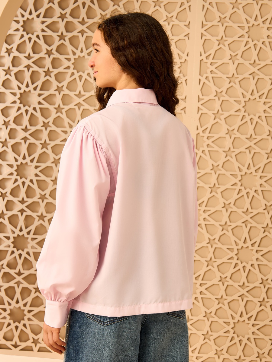 Printed Pearl Button Shirt