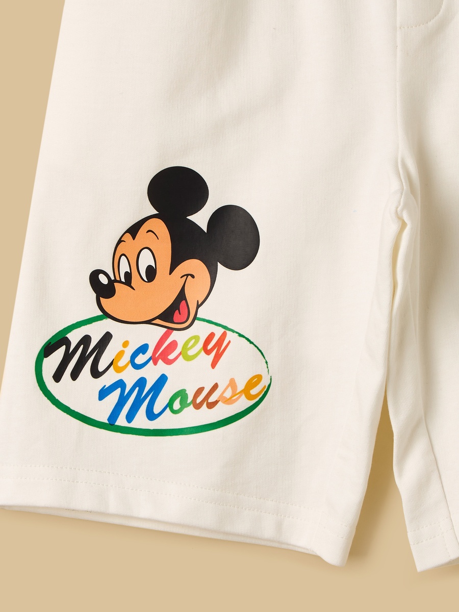Mickey Mouse and Friends Print T-Shirt and Shorts Set