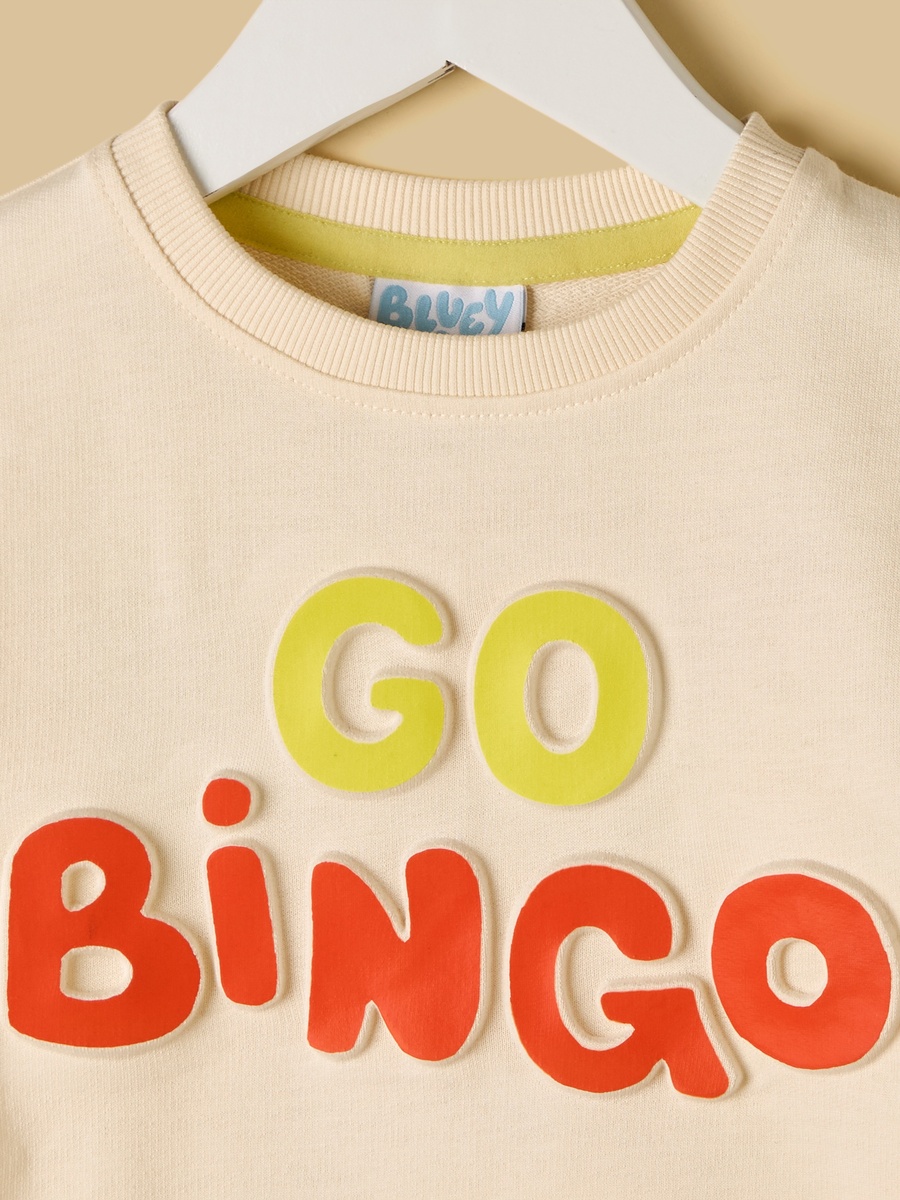 Bingo Bluey Print Cotton T-Shirt and Shorts Set