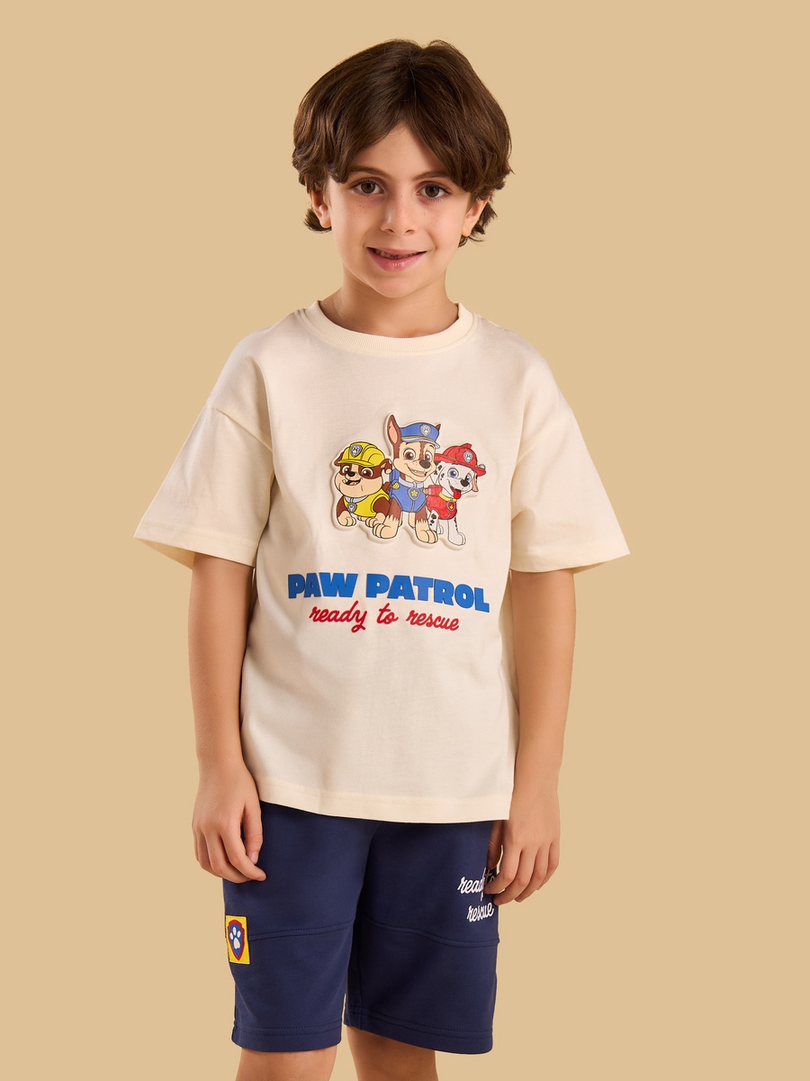 Paw Patrol Embossed T-Shirt and Shorts Set
