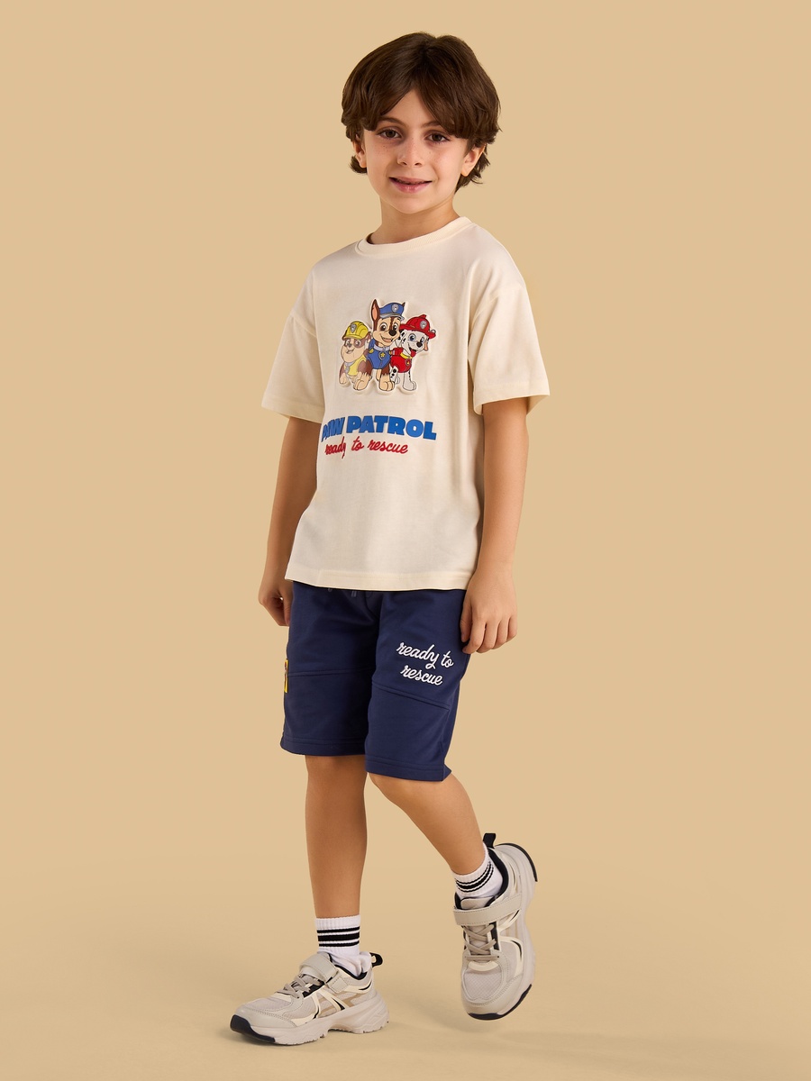 Paw Patrol Embossed T-Shirt and Shorts Set