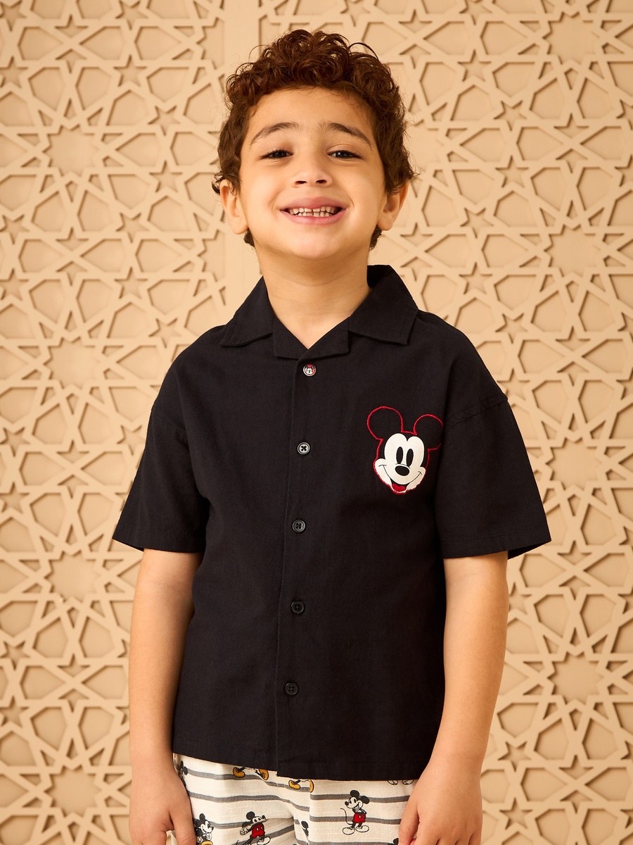 Mickey Mouse PrinT-Shirt and Shorts Set