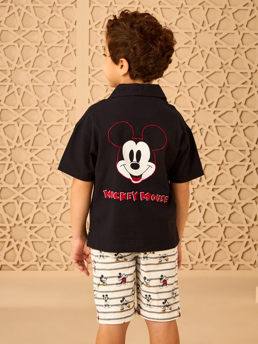 Mickey Mouse PrinT-Shirt and Shorts Set