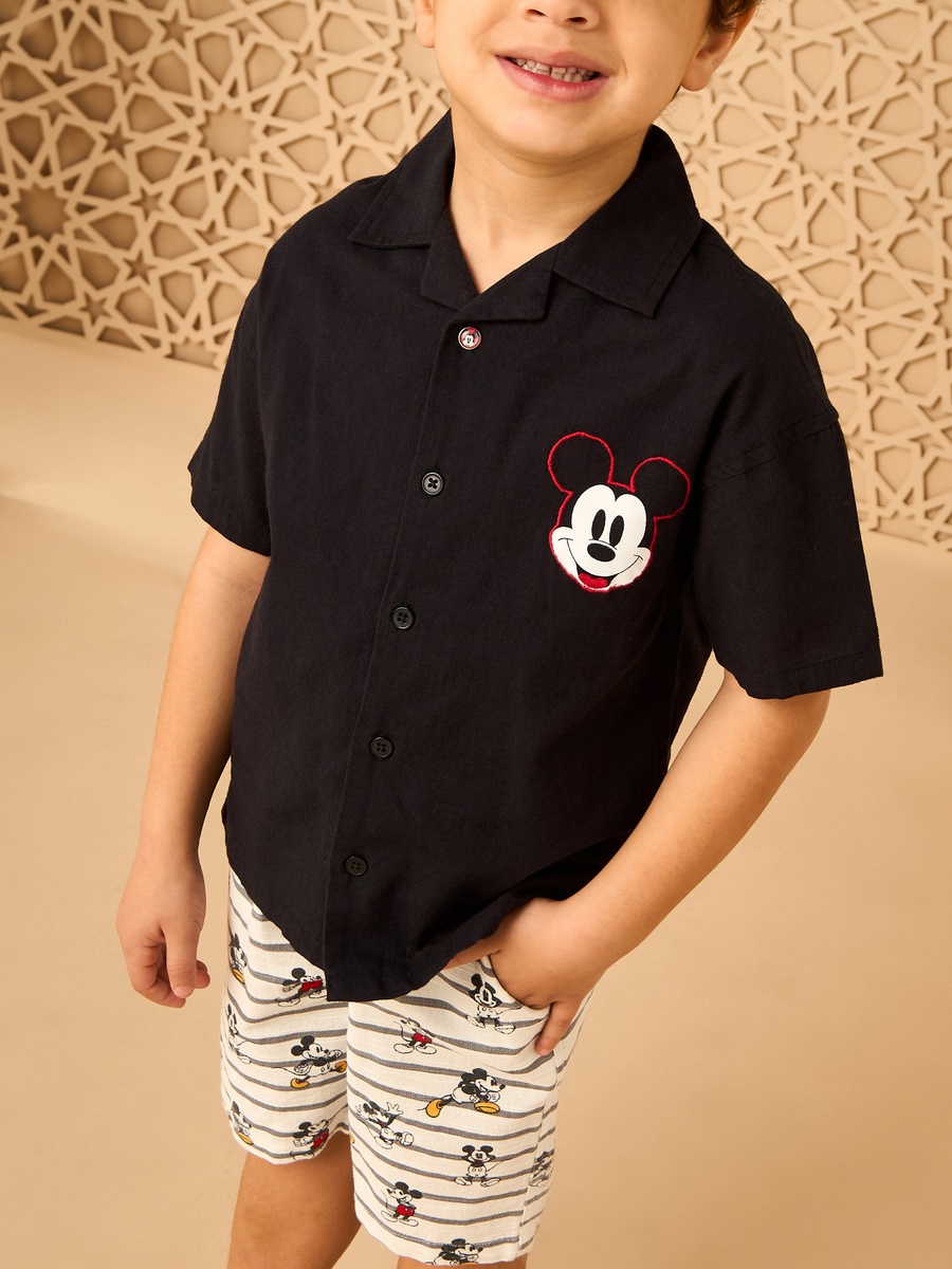 Mickey Mouse PrinT-Shirt and Shorts Set