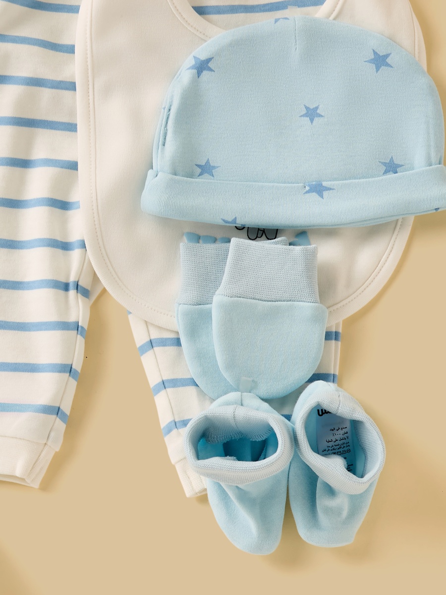 Elephant Print 7-Piece Clothing Set