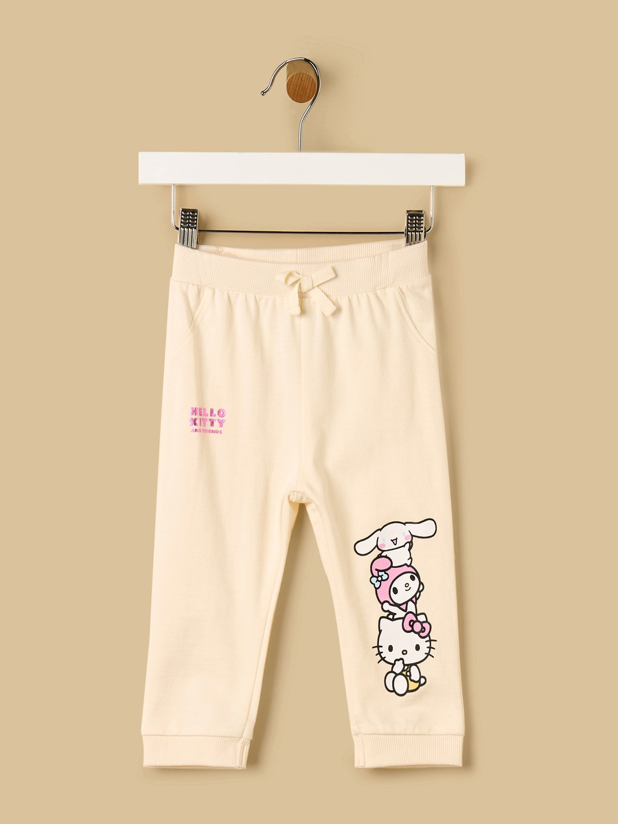 Hello Kitty and Friends Print Cotton Sweatshirt and Joggers Set