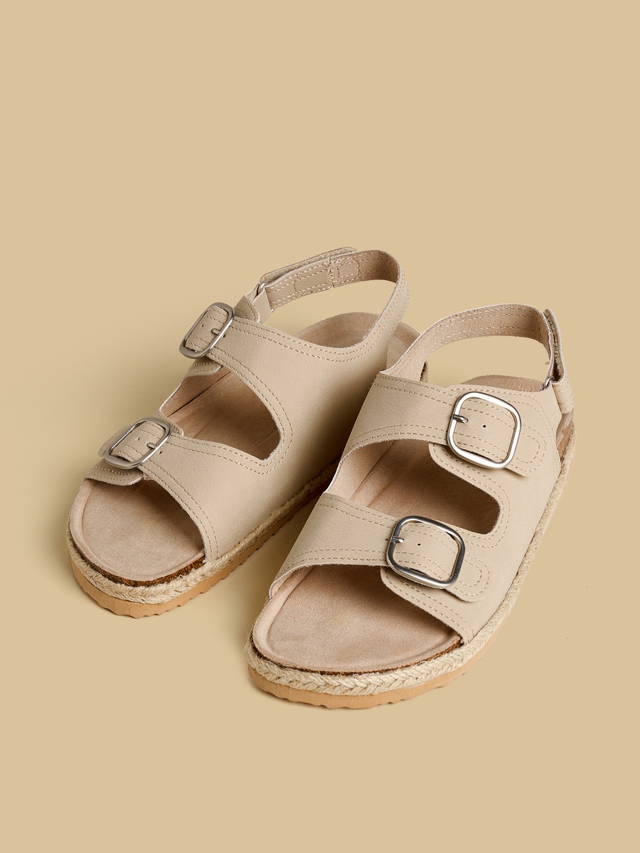 صندل إسبادريل مزين بإبزيم وشريط لاصق