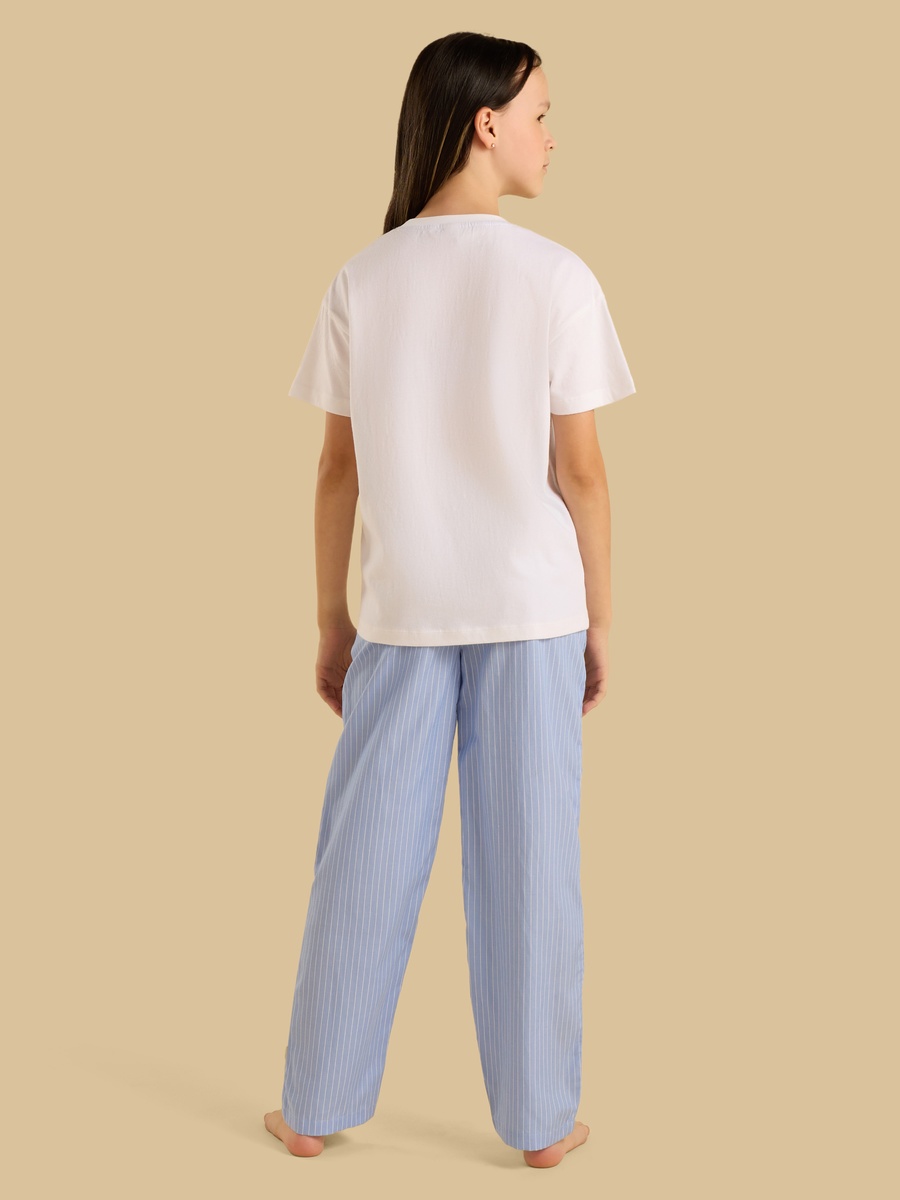 Striped Cotton Pyjama Set