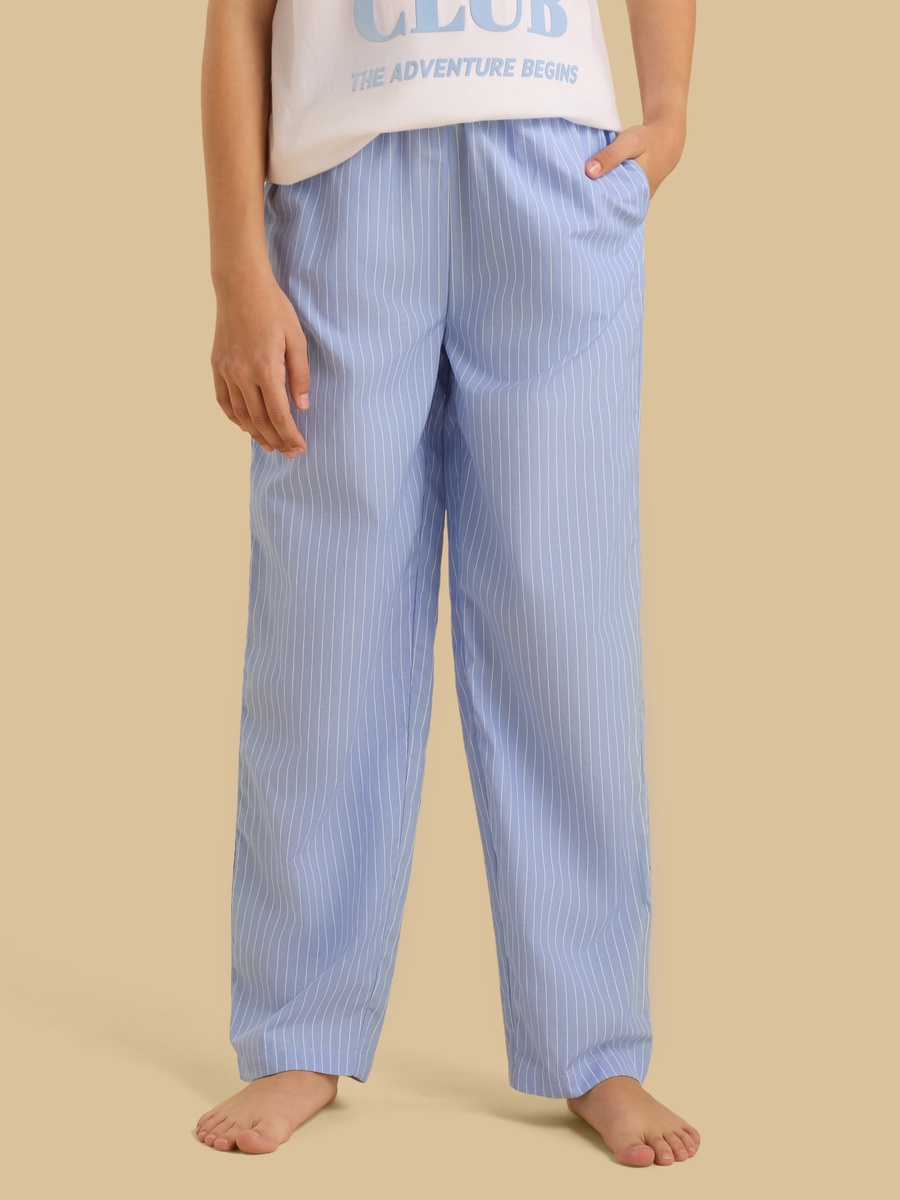 Striped Cotton Pyjama Set