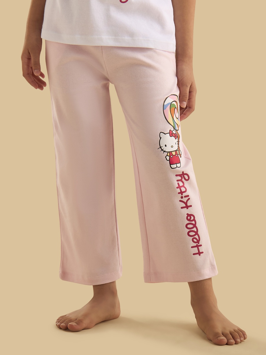 Hello Kitty Print Pyjama Set