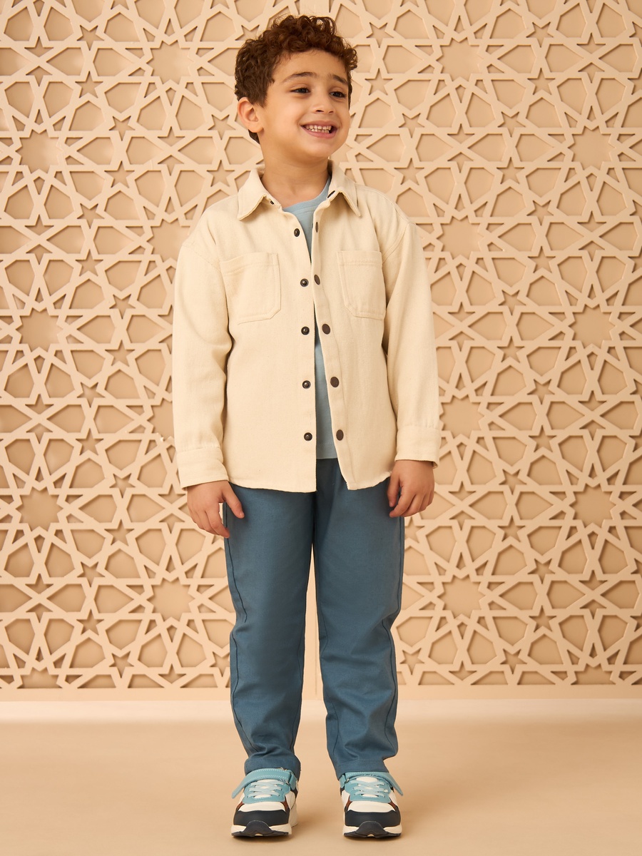 Linen Blend Pull-On Pants