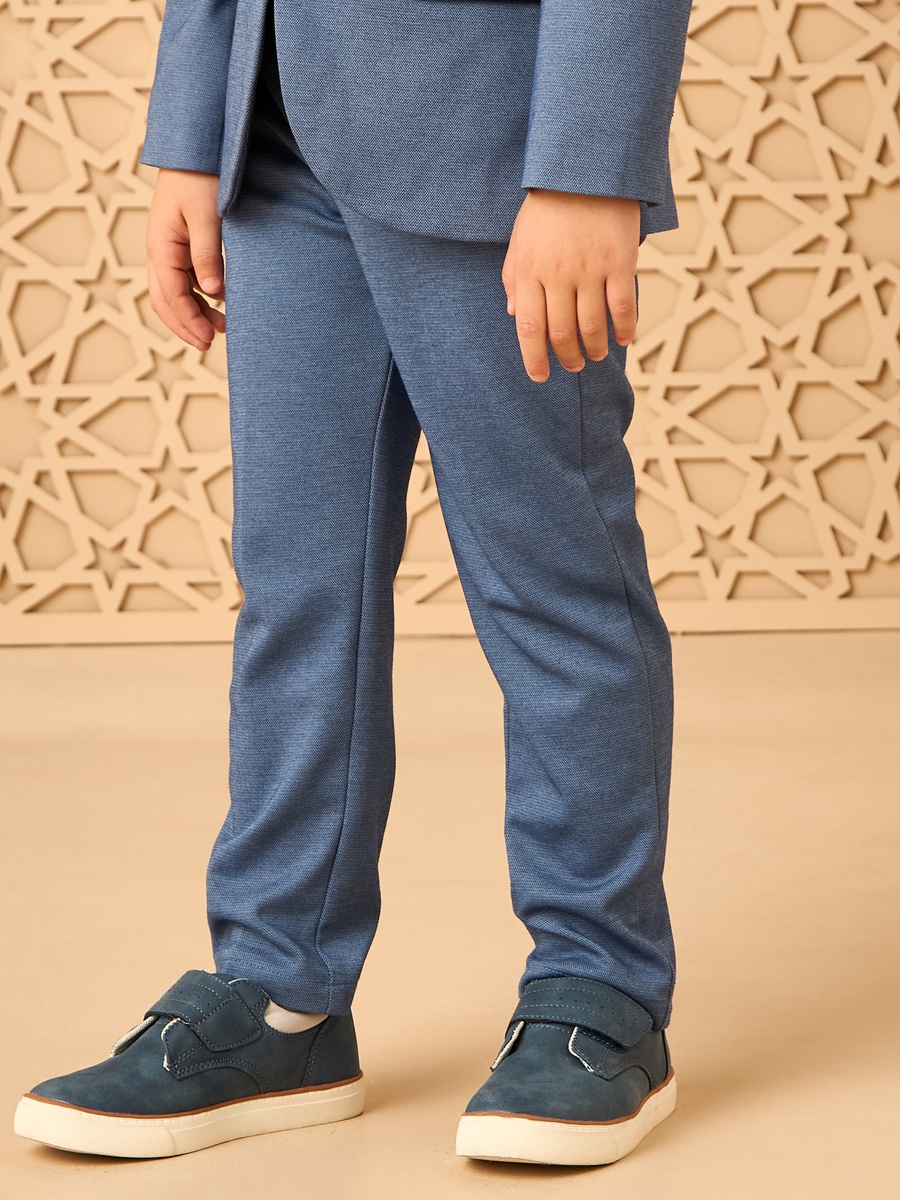 Textured Linen Blend Pants