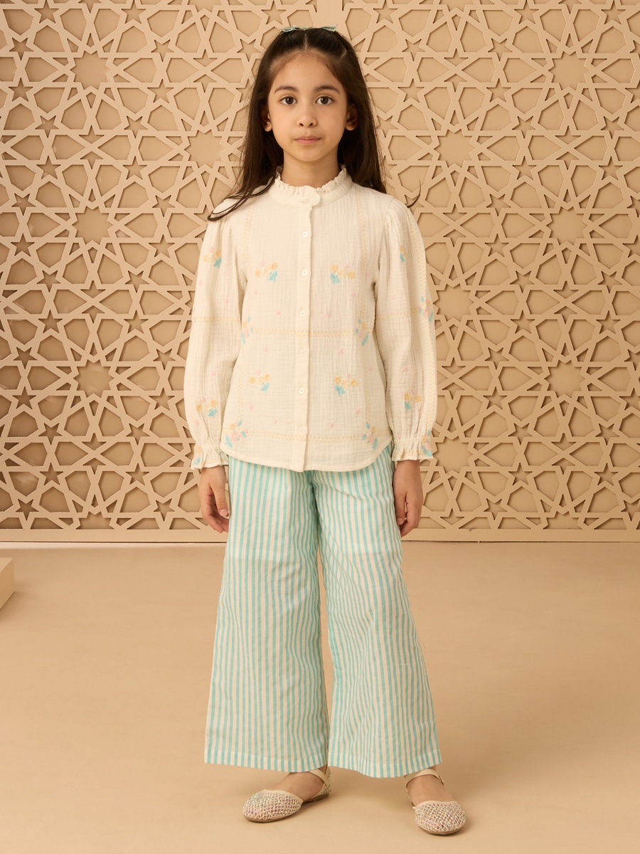 Striped Wide Leg Pants