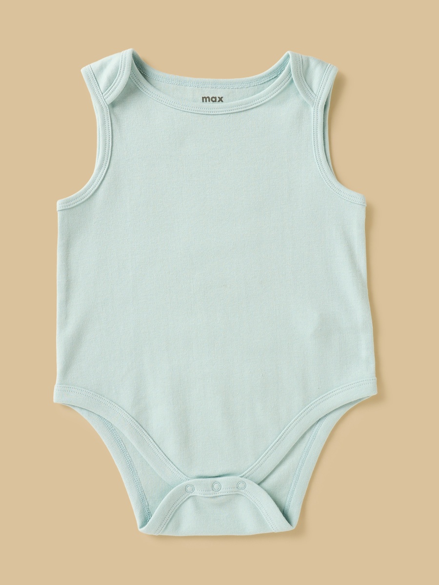 Pack of 5 - Assorted Cotton Sleeveless Bodysuit
