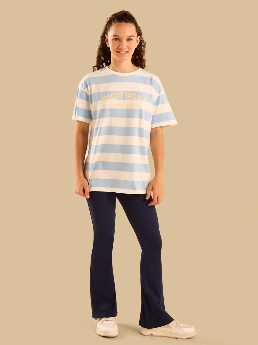 Ribbed Flared Leggings