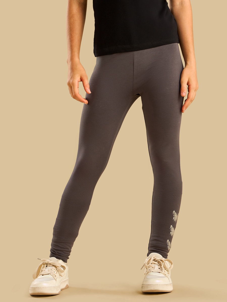 Butterfly Foil Print Leggings