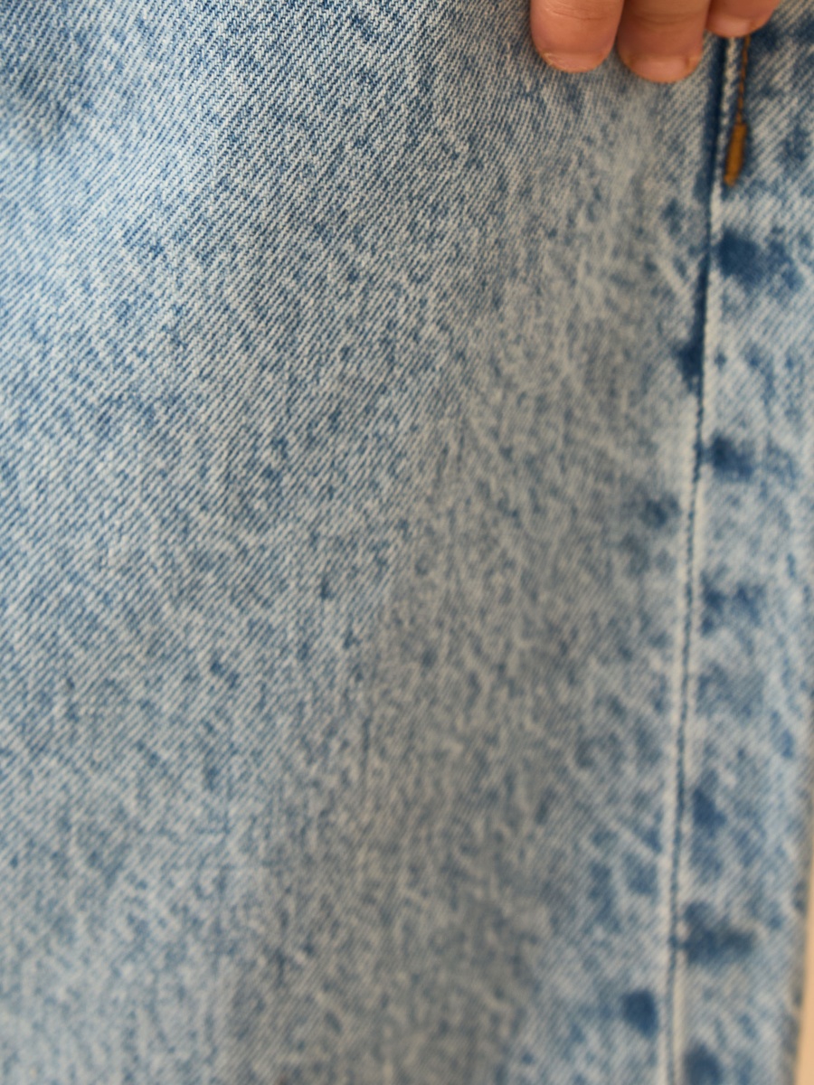 Wide Leg Pull On Jeans