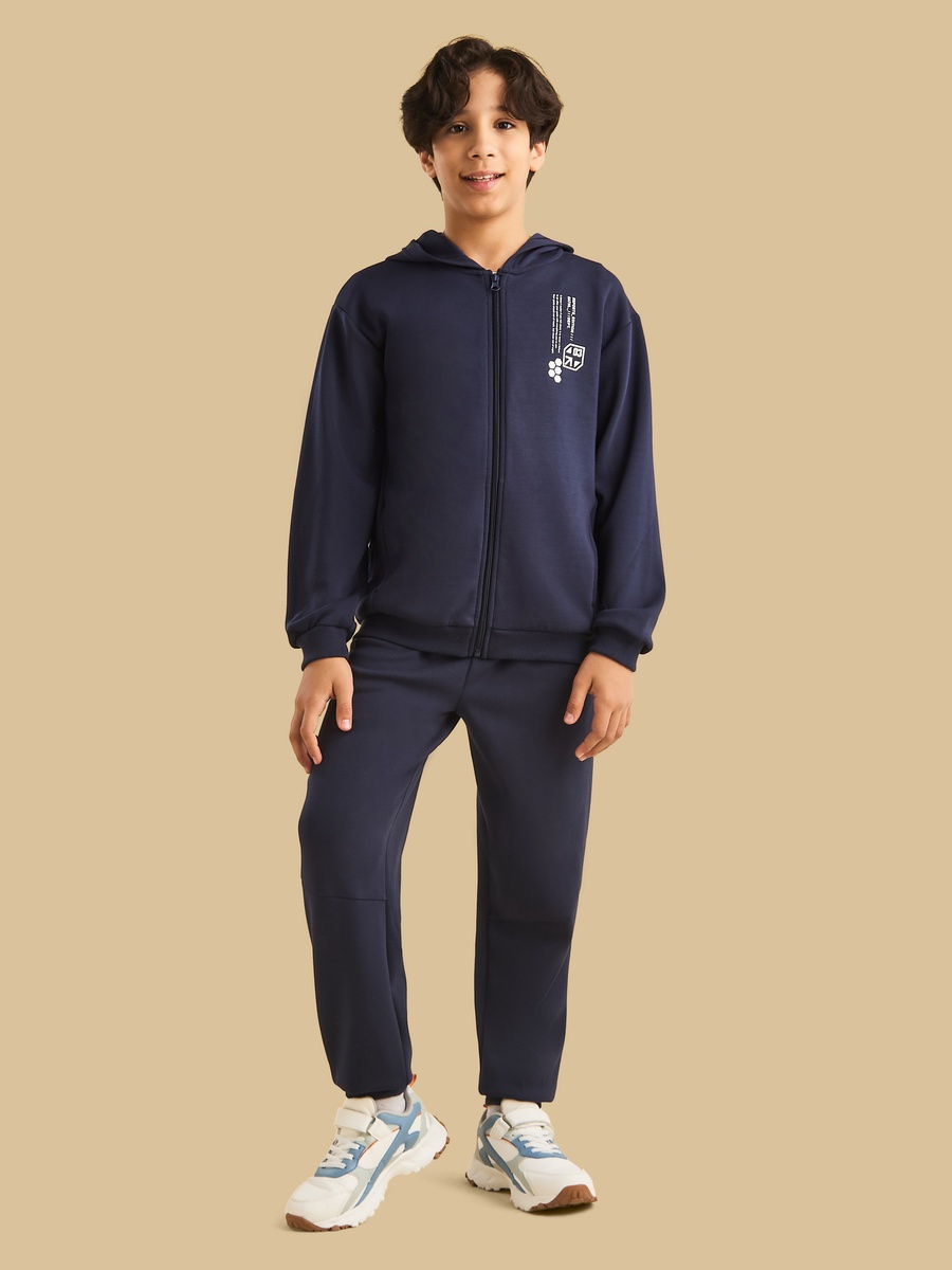 Graphic Print Hooded Sweatshirt