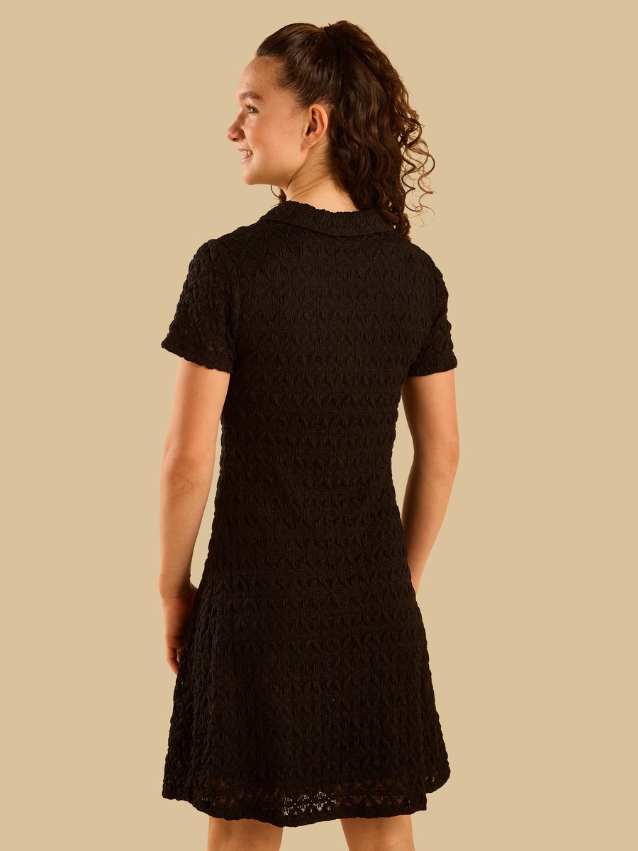 Textured A-Line Dress