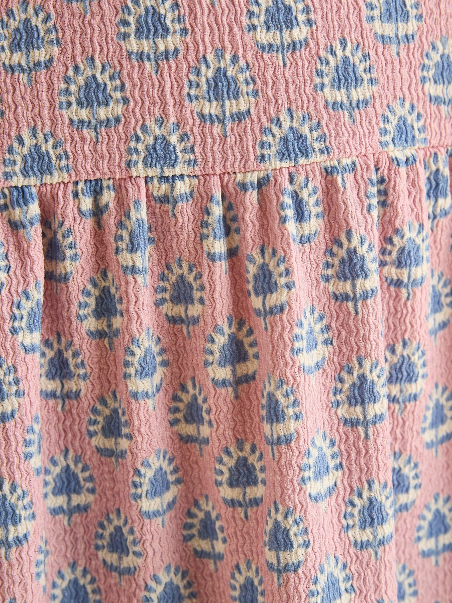 Printed Tiered Dress