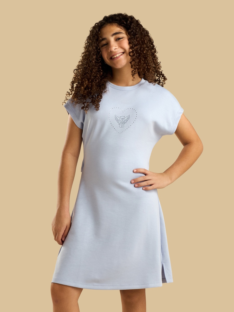 Emily In Paris Shift Dress With A Cropped Overlay Top