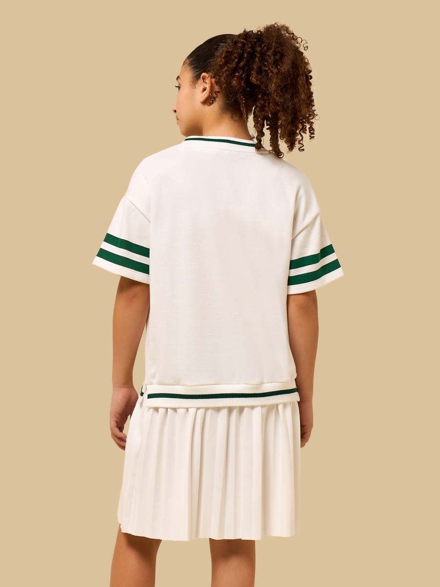New York Jets Print Perma Pleat Dress