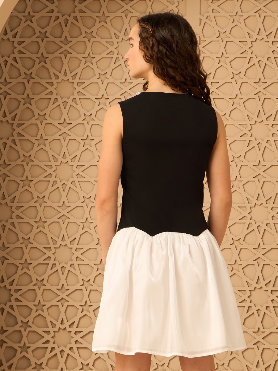 Embellished Sleeveless Dress