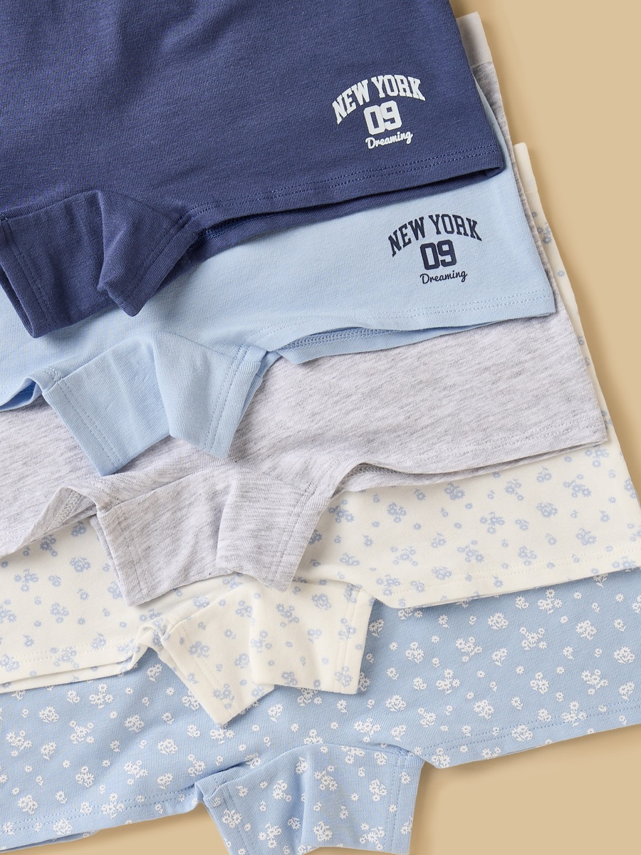 Pack of 5 - Assorted Boyshort Briefs