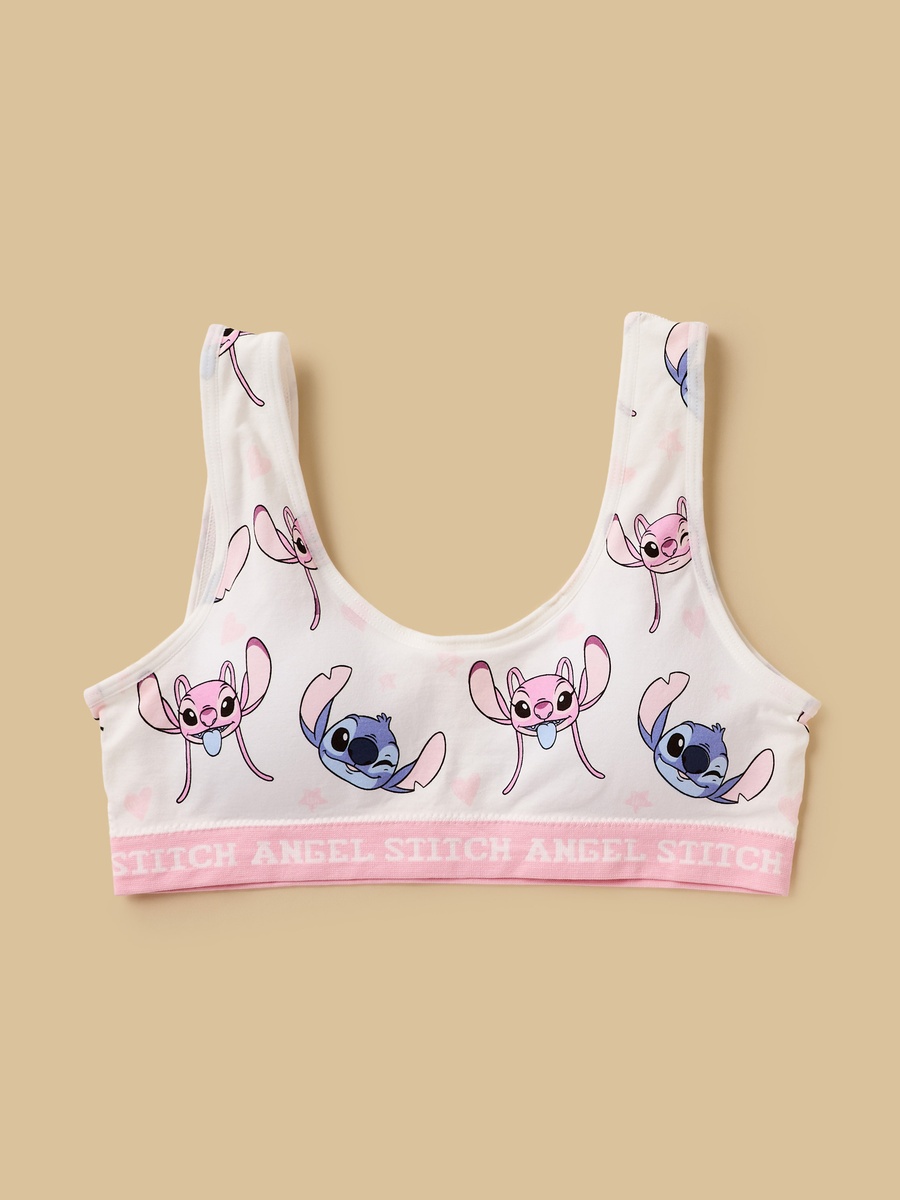 Pack of 2 - Stitch and Angel Print Trainer Bra