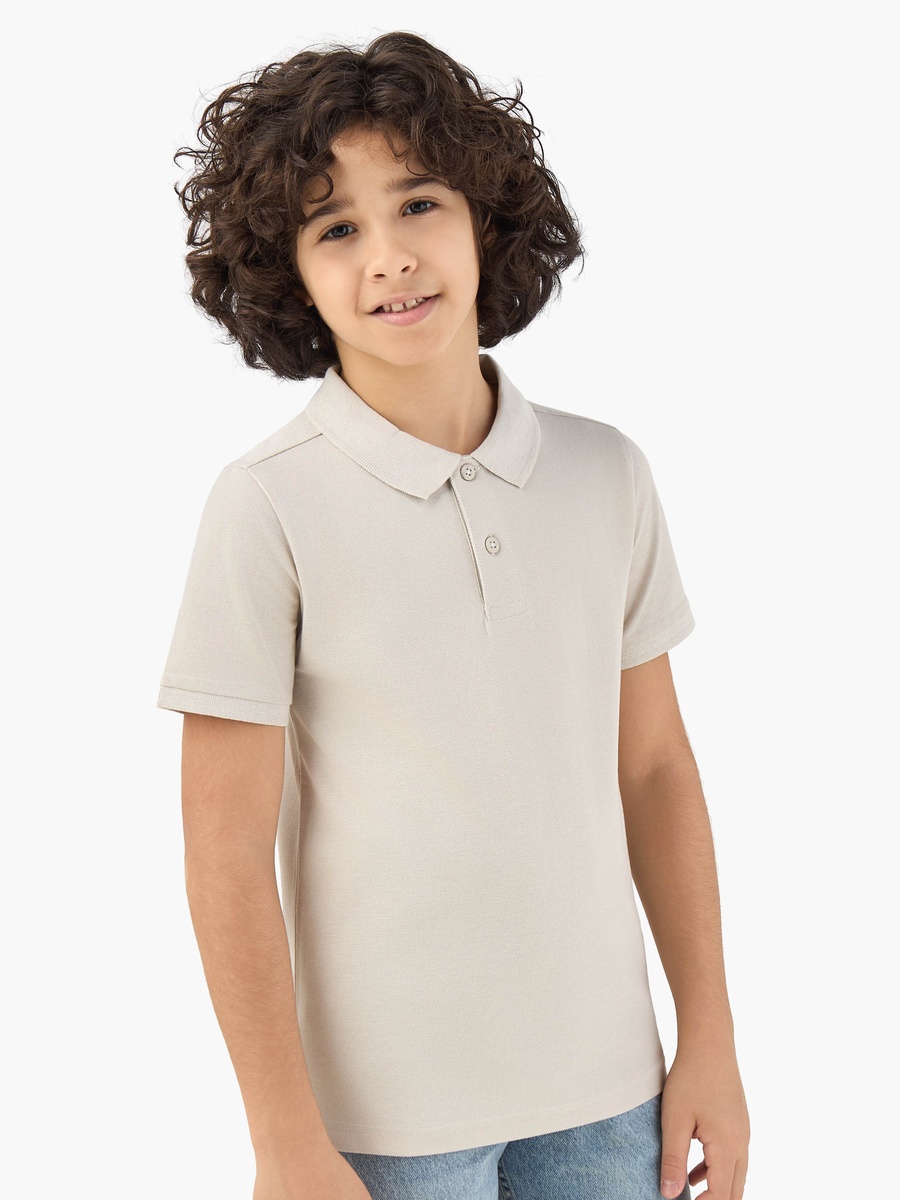 Collared Short Sleeves Polo T-Shirt