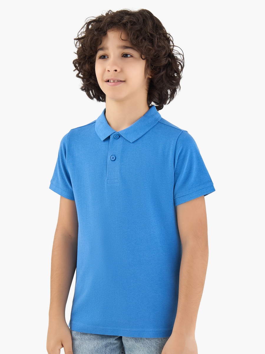 Collared Short Sleeves Polo T-Shirt