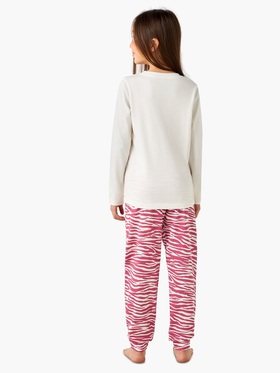 Pack of 3 Round Neck Long Sleeve Pyjama Set with Print