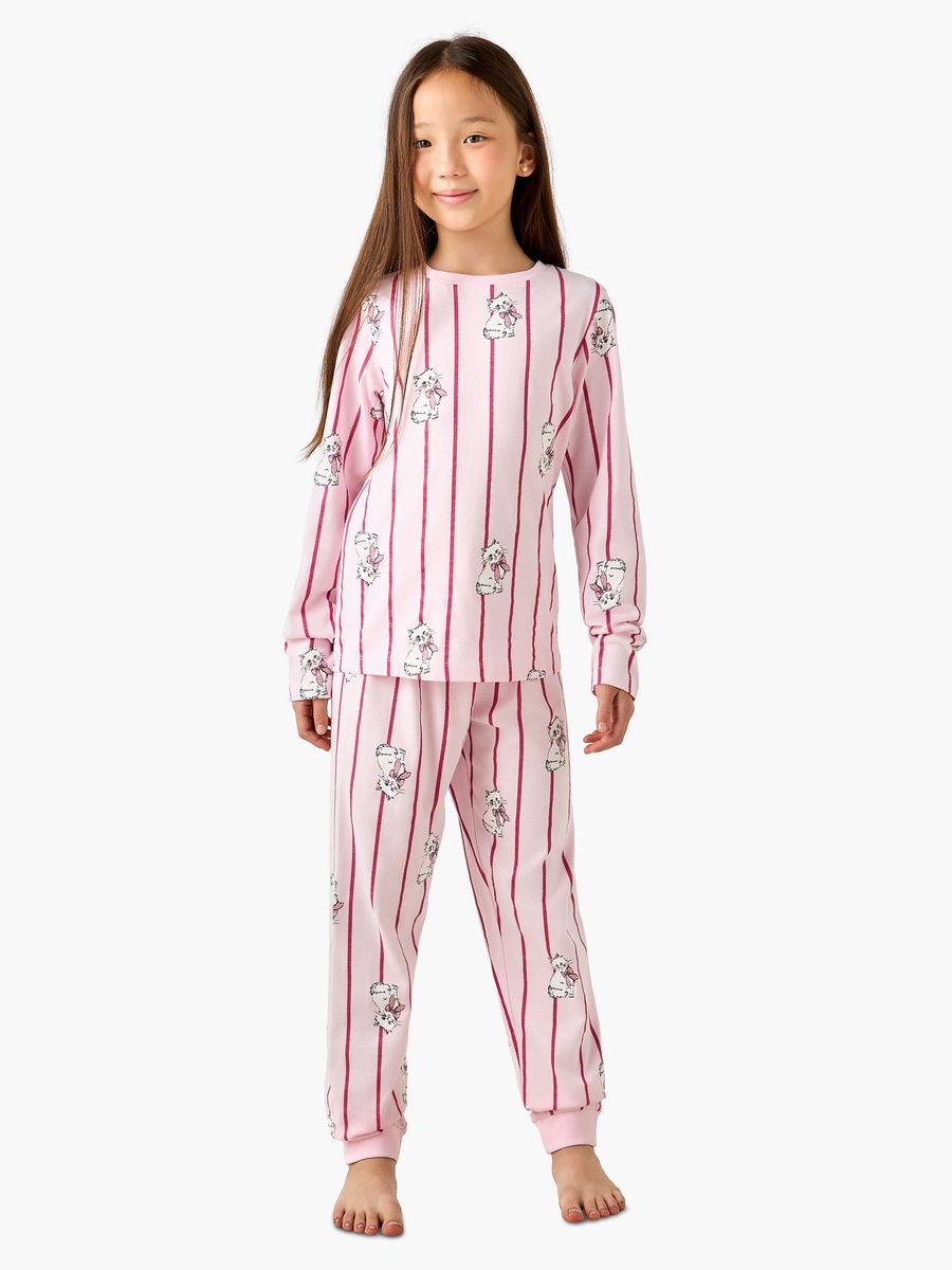Pack of 3 Round Neck Long Sleeve Pyjama Set with Print