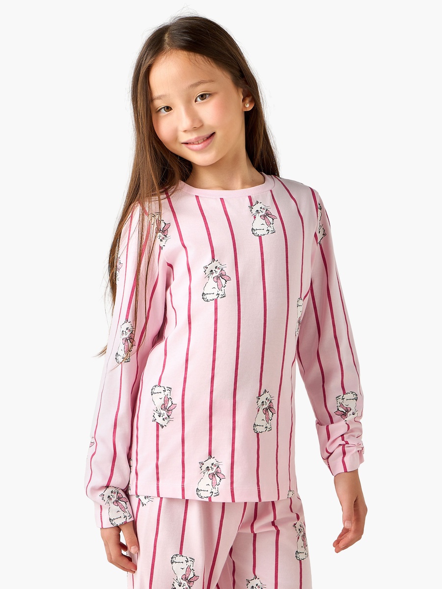 Pack of 3 Round Neck Long Sleeve Pyjama Set with Print