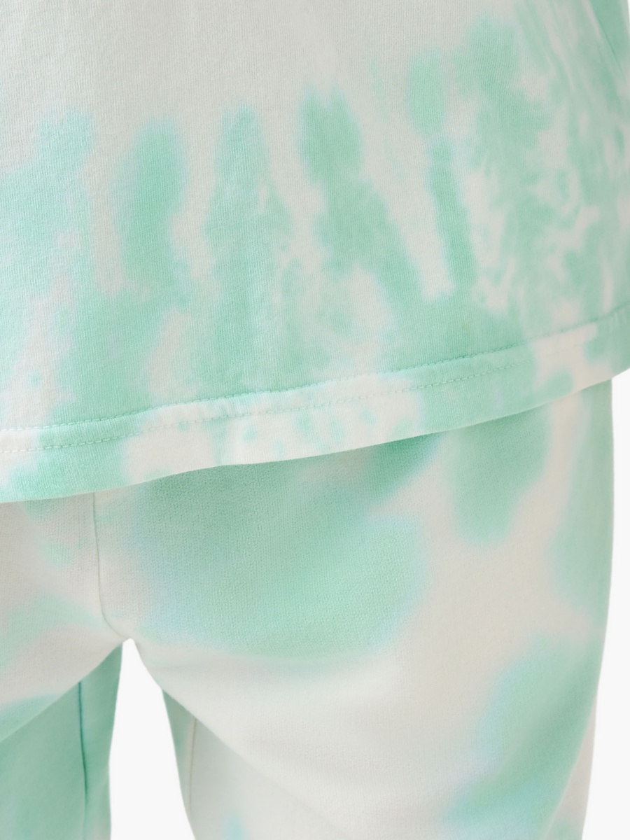 Crew Neck Short Sleeve T-Shirt and Shorts Set with Drawstring Closure