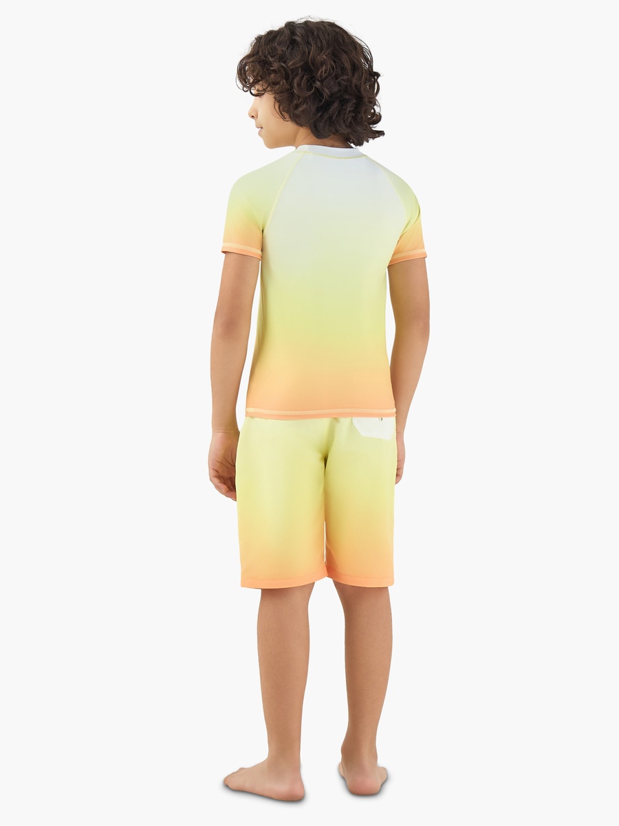Tropical Print Rash Guard Set