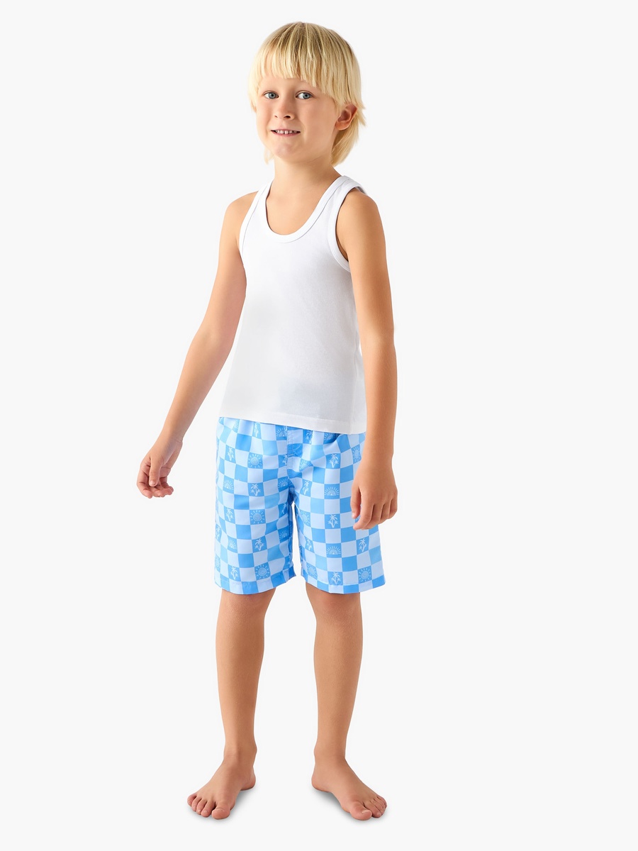 Checked Swim Shorts