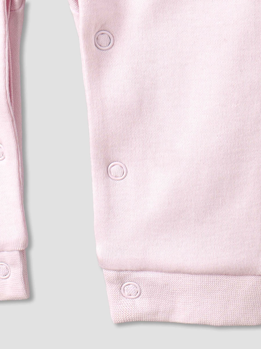 Cotton Round Neck Long Sleeves Sleepsuit with Marie Print