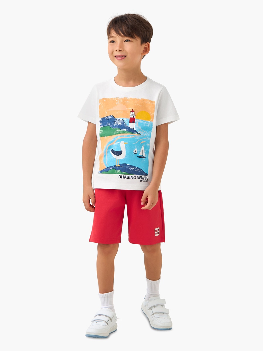 Elasticated Waistband Shorts with Pockets