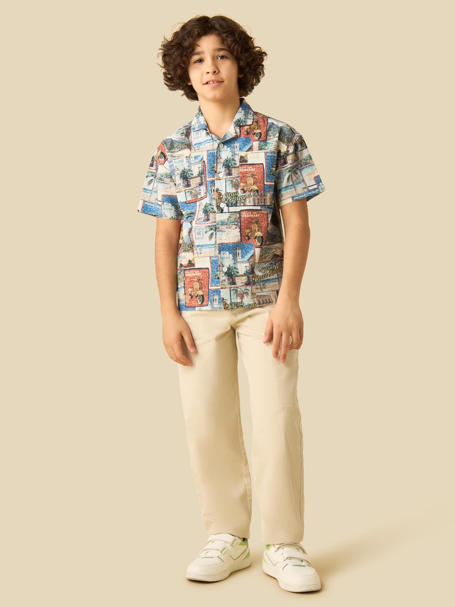 Short Sleeve Shirt with Print