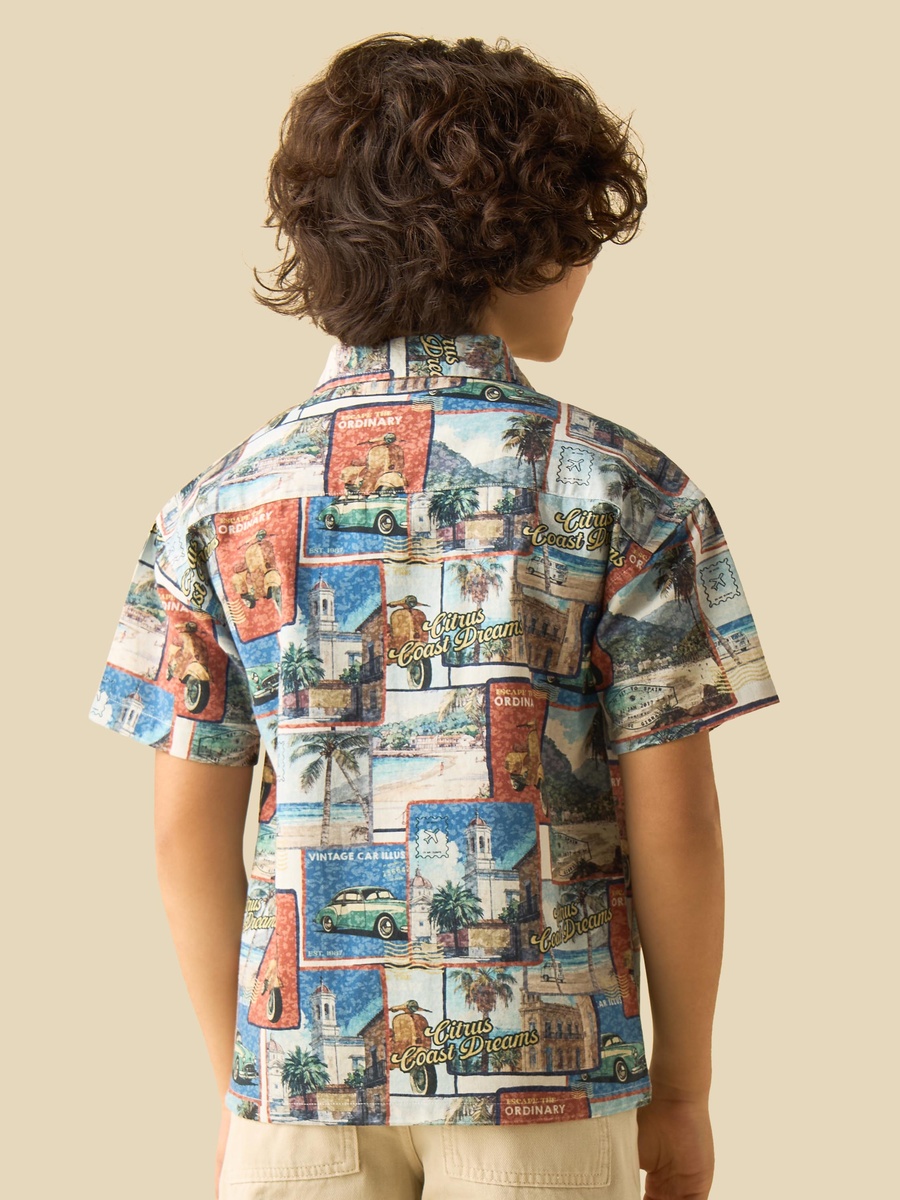 Short Sleeve Shirt with Print