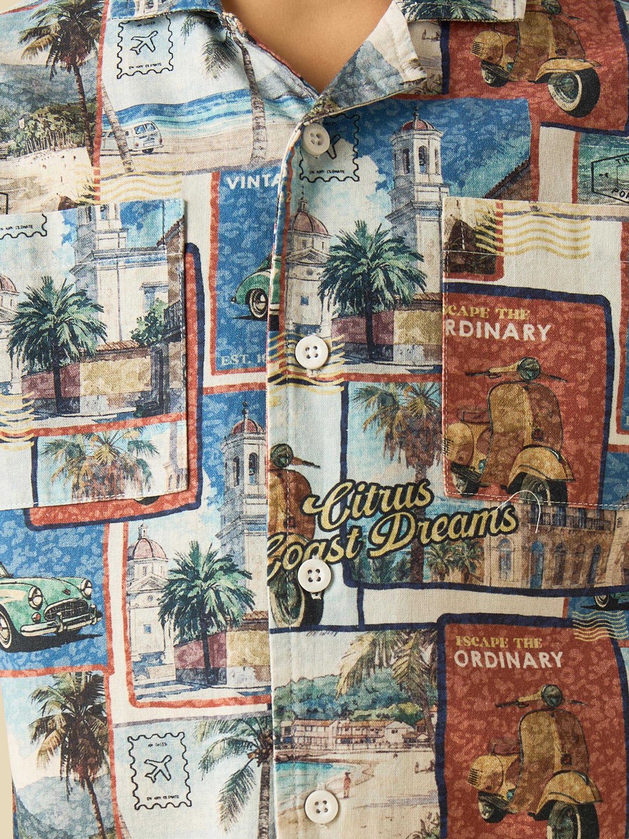 Short Sleeve Shirt with Print