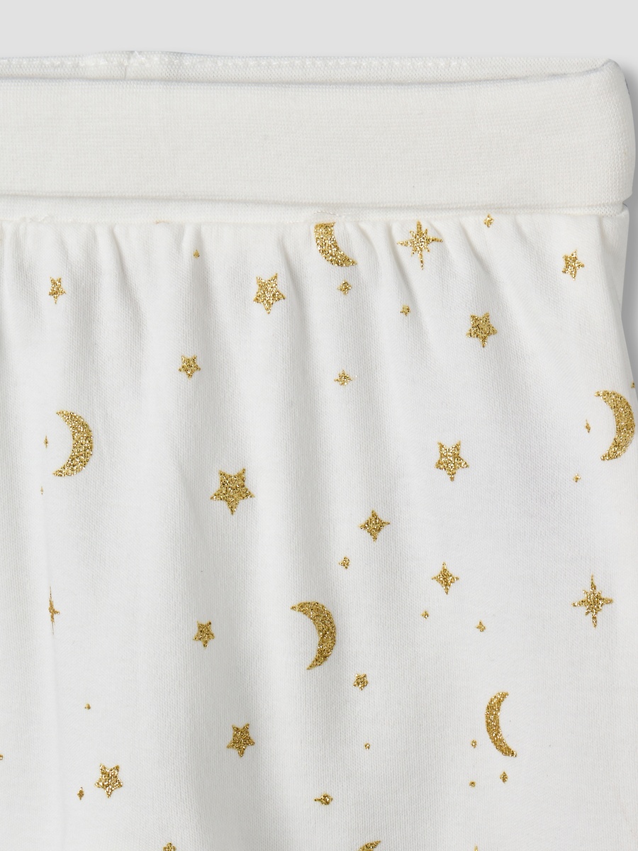 Cotton Round Neck Long Sleeve Pyjama Set with Print