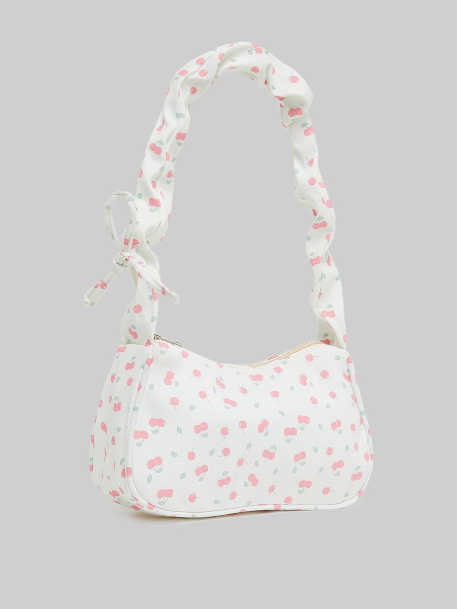 Girls Cherry Print Handbag