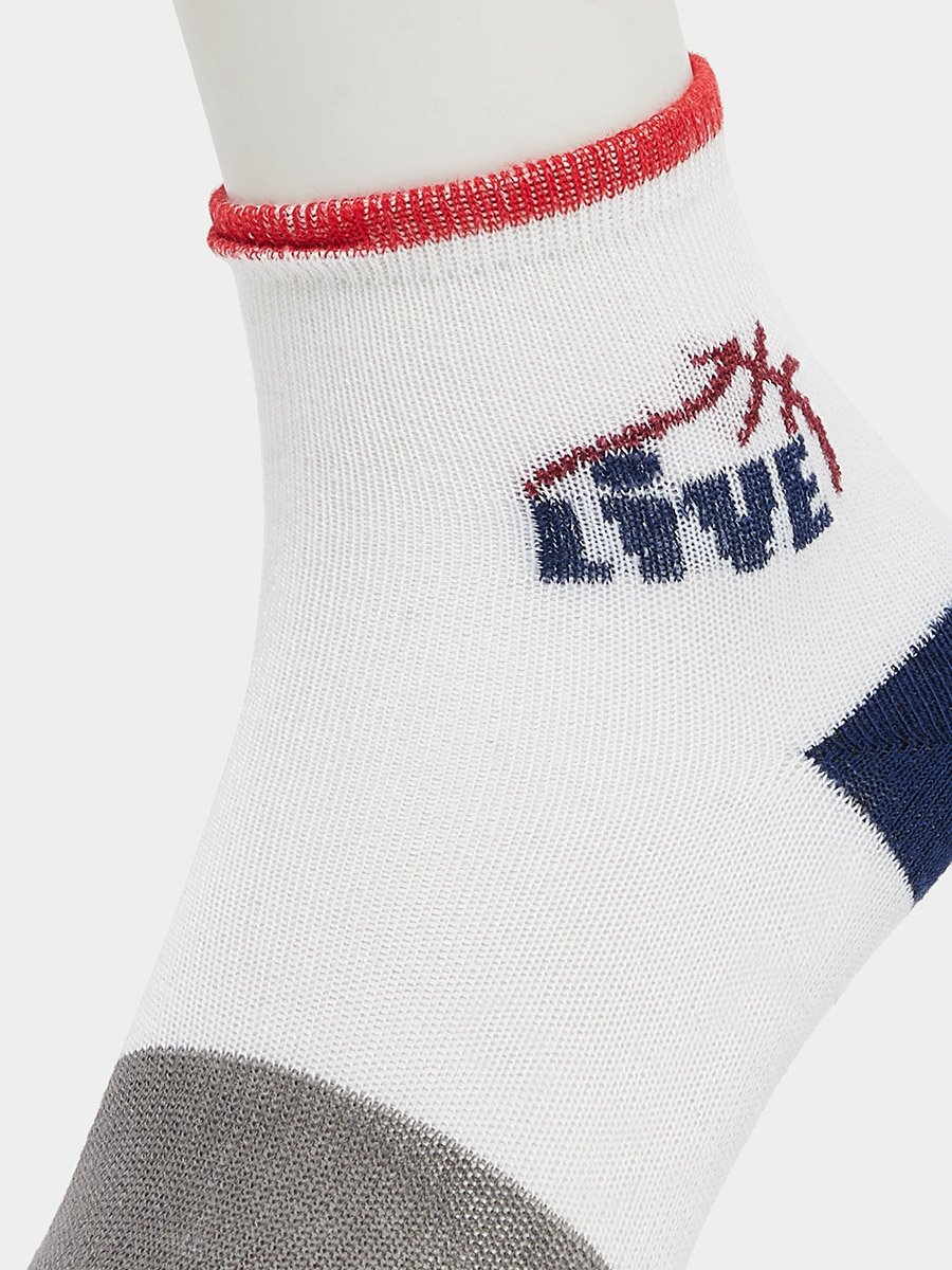 Pack of 5 - Kids Cotton Blend Ankle Socks