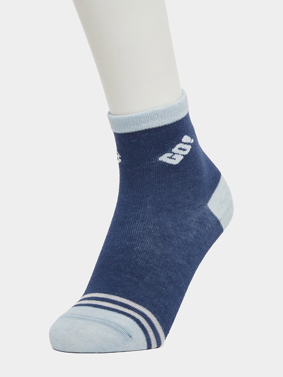 Pack of 5 - Kids Blue Ankle Socks