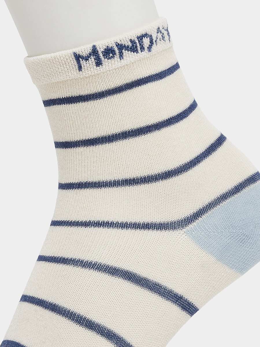 Pack of 5 - Kids Blue Ankle Socks