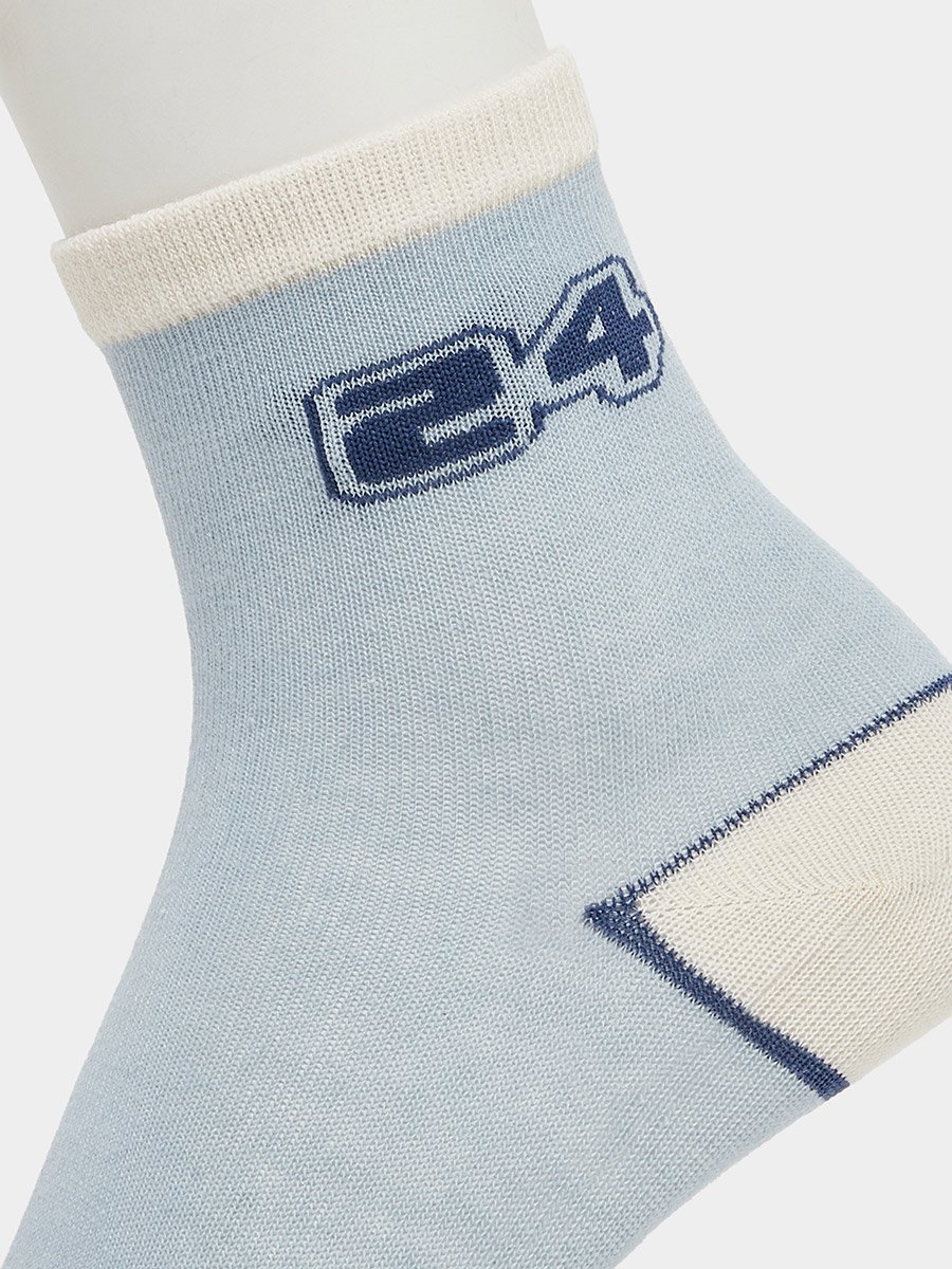 Pack of 5 - Kids Blue Ankle Socks