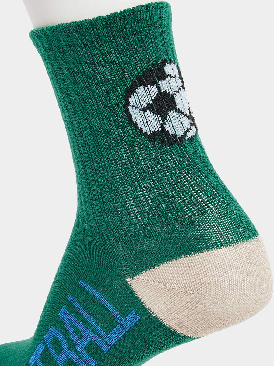 Pack of 5 - Kids Colorful Crew Socks